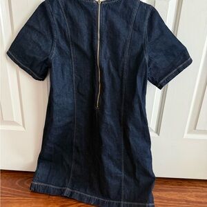 GAP Navy Denim Mini Dress